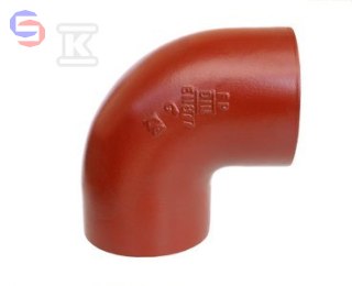 PREIS SML Kolano żeliwne bezkielichowe 100/88 mm 2.38kg