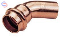 CONEX B PRESS Łuk jednokielichowy 45° 42 CU 0,27kg