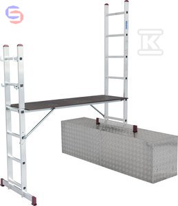 KRAUSE CORDA Pomost roboczy 2x6 szczebli 0.15x0.5x1.75m 18kg