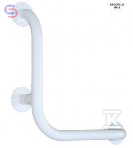 EKOTECH Ergoplus Poręcz kątowa 40x40 cm biała