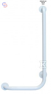 EKOTECH CLASSIC Poręcz kątowa 40x80cm lewa biała