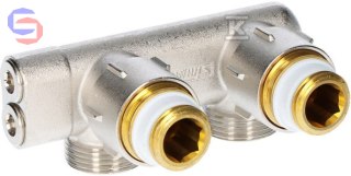 FLAMCO Przyłącze krzyżujące 1/2" kąt 1/50 niklowane F10077