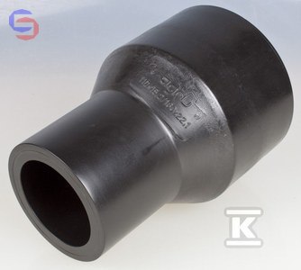 AGRU REDUKCJA SYMETR. DOCZOŁ. 75x63 SDR17 PE gaz/woda