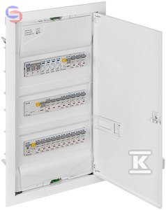 ONNLINE MT Rozdzielnica podtynkowa 3x12 modułowa IP30 N+PE metalowa
