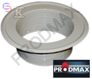 PRODMAX Rozeta biała fi 80mm DPO19/80 stal