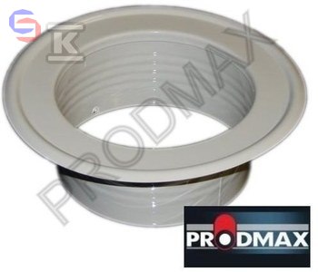 PRODMAX Rozeta biała fi 80mm DPO19/80 stal