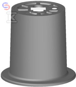 KZO WODA Skrzynka do nawiertki H150 FIG-149 0.15x0.16x0.16m 3.45kg