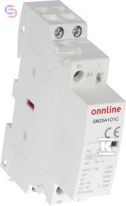 ONNLINE Stycznik modułowy 1NO+1NC 25A 230V AC SM25A1O1C