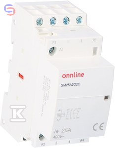 ONNLINE Stycznik modułowy 2NO+2NC 25A 230V AC SM25A2O2C