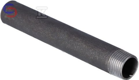 GELDBACH Sztucer gwint jednostronny 1/2" L=140mm stal czarna