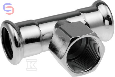 KAN-therm STEEL FITTINGS Trójnik PRESS GW Steel 66,7xRp3/4x66 mm stal węglowa