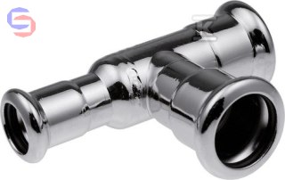 KAN-therm STEEL FITTINGS Trójnik redukcyjny 22x22x15 mm stal węglowa