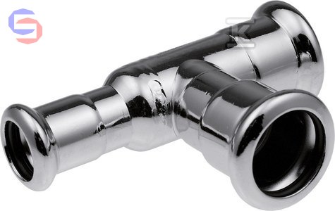 KAN-therm STEEL FITTINGS Trójnik redukcyjny 22x22x15 mm stal węglowa