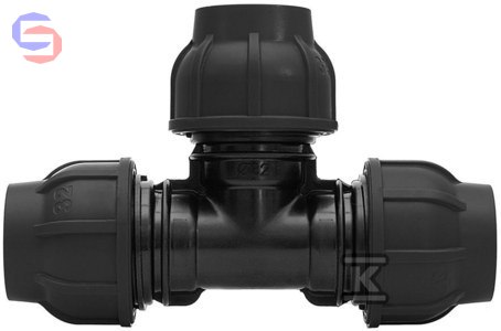 GEBO PLAST Trójnik zaciskowy PP 90° 25x25x25 PN16 do PE