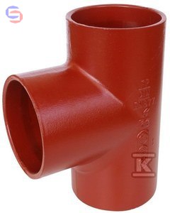 PREIS SML Trójnik żeliwny bezkielichowy 100x50/88 mm 2,17kg