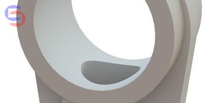 ONNLINE Uchwyt zwykły U-18 biały 100szt 0,002kg