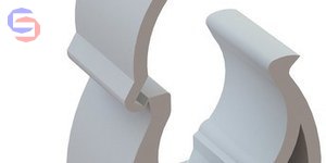 ONNLINE UZE-37B Uchwyt zamykany biały 50 szt