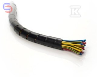 ONNLINE GST-12B Wąż spiralny czarny 12mm 10m