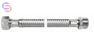 VALVEX VIPER PLUS Wężyk przyłączeniowy GWXGZ 1/2"x1/2" L100 stal nierdzewna