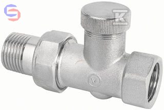 VALVEX VECTOR Zawór powrotny prosty DN15 niklowany 1/2"