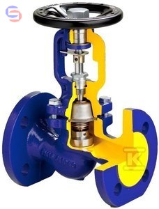 ZETKAMA 234/01 DN80 PN16 Zawór mieszkowy grzybkowy 21,4kg