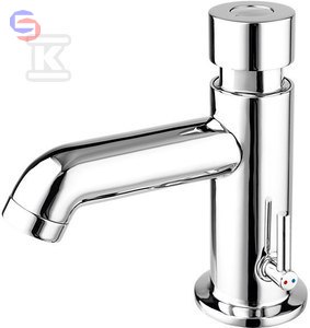 FERRO PRESSTIGE II Bateria umywalkowa czasowa chrom 0,136x0,057x0,182m