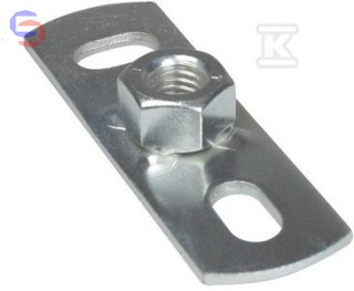 WALRAVEN BIS Płyta czołowa M8 80x25x11mm 0.045kg