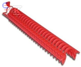 PURMO Klips 3D na rurę 20mm czerwony 0,002kg