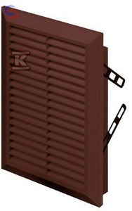 AWENTA SERIA CLASSIC Kratka wentylacyjna 14x14 cm TUWS brązowa T40BR
