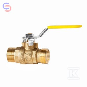 WEBA Kurek sferyczny DN15 3/4" gwint ZZ mosiężny gazowy