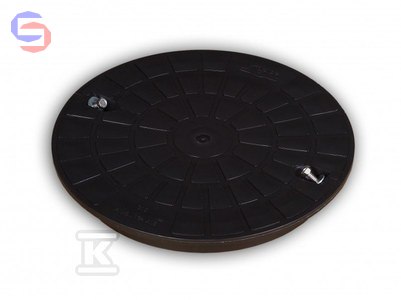 KACZMAREK Diamir 315 Pokrywa PP DN315 Kl.A15 1,5t czarna