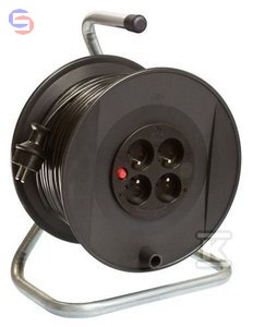 AS-SCHWABE Przedłużacz 4-gn. 40m 3x1,5 H05VV-F IP20