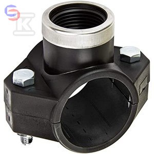 GEBO PLAST Siodło zaciskane PP 25x1/2" GW 2 śruby PN16