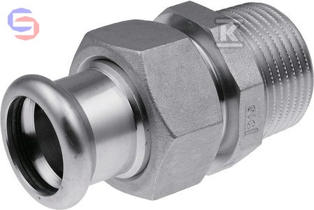 KAN-therm INOX FITTINGS Śrubunek GZ 15x1/2" AG stal nierdzewna