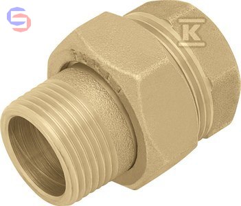 KAN-therm SCA FITTINGS Śrubunek prosty mosiężny G1" Push