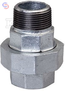OPAL Śrubunek U2 NR59 1" Ocynk Dwuzłączka 0,36kg