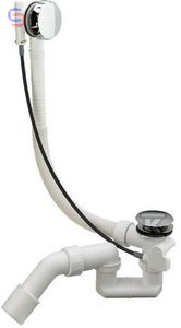 VIEGA SIMPLEX Syfon wannowy automatyczny 40/50 chromowany 0,56kg