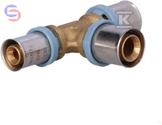 PURMO CLEVERFIT Trójnik redukcyjny 20x20x16 mm