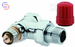 ZAWÓR RA-N 15 KĄT CHROM DANFOSS