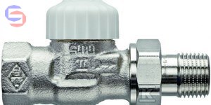 IMI HEIMEIER V-exakt II Zawór termostatyczny 1/2" DN15 niklowany biały