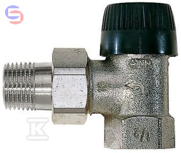 Honeywell Home V2020EBB15 Zawór termostatyczny kątowy 1/2" wkładka BB