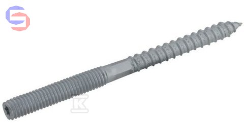 WALRAVEN BIS Śruba dwugwintowa M8x180mm stal ocynkowana