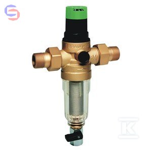 RESIDEO BRAUKMANN MINI+ Filtr 1" z regulatorem ciśnienia i opłukiwaniem FK06-1AA