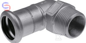 KAN-therm INOX FITTINGS Kolano 90° 22x3/4" GZ Stal nierdzewna