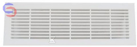 ZEHNDER ONFLOOR-PŁASKI Kratka prostokątna maskująca 10x11x350mm biała