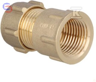 CONEX COMPRESSION Łącznik prosty 15x1/2 mosiężny zaciskowy