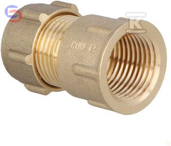 CONEX COMPRESSION Łącznik prosty 15x1/2 mosiężny zaciskowy