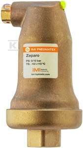 IMI PNEUMATEX ZEPARO ZUT-15 Odpowietrznik automatyczny 0.64kg 0.148x0.074x0.077m