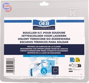 GEB Osłona termiczna do lutowania 3 szt. 0,394kg 0,05x0,23x0,35m