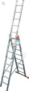 KRAUSE TRIBILO Drabina wielofunkcyjna 3x8 stopni 16kg 0.24x0.49x2.45m